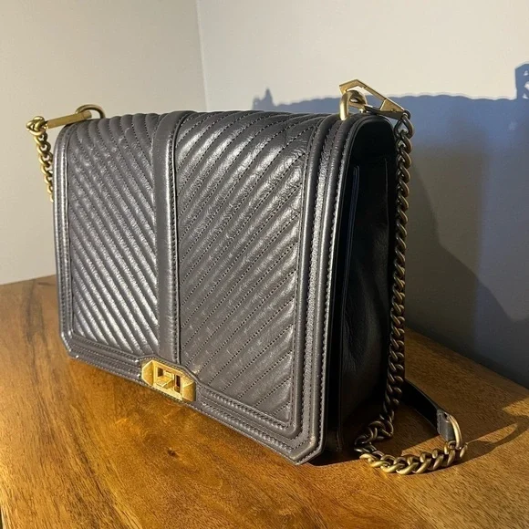 Rebecca Minkoff Chevron Quilted Love Crossbody - Picture 6 of 14